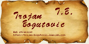 Trojan Bogutović vizit kartica